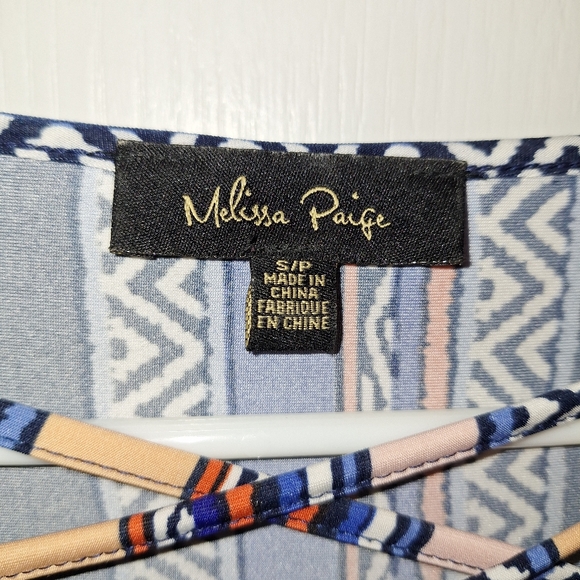 MELISSA PAIGE / WOMEN'S MULTICOLORED TOP /  S/PMELISSA PAIGE / WOMEN'S M… - Picture 3 of 10